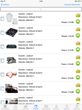 E-catalog iPad